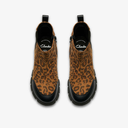 Clarks Evyn Chelsea Kid Leopard Print