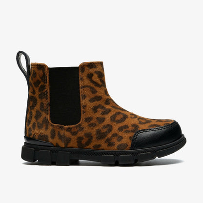 Clarks Evyn Chelsea Toddler Leopard Print