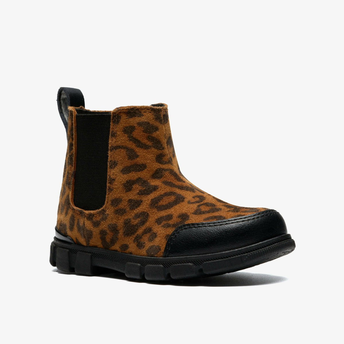 Clarks Evyn Chelsea Toddler Leopard Print