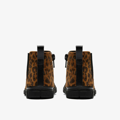 Clarks Evyn Chelsea Toddler Leopard Print