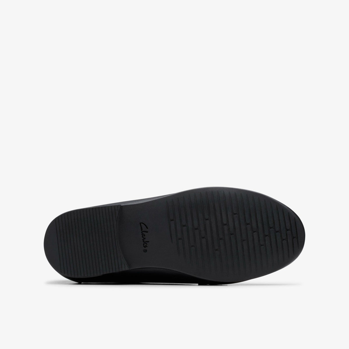 Clarks Finja Loafer Older Black Leather