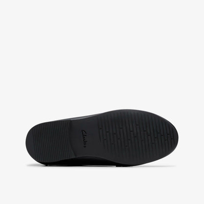 Clarks Finja Loafer Older Black Leather