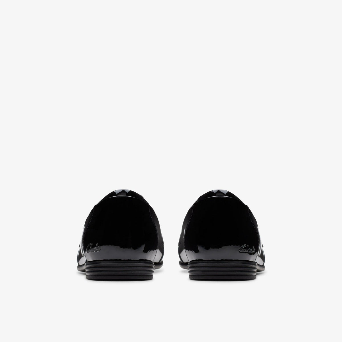 Clarks Finja Loafer Older Black Patent