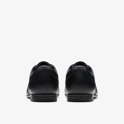 Clarks Finja Wing Youth Black Leather