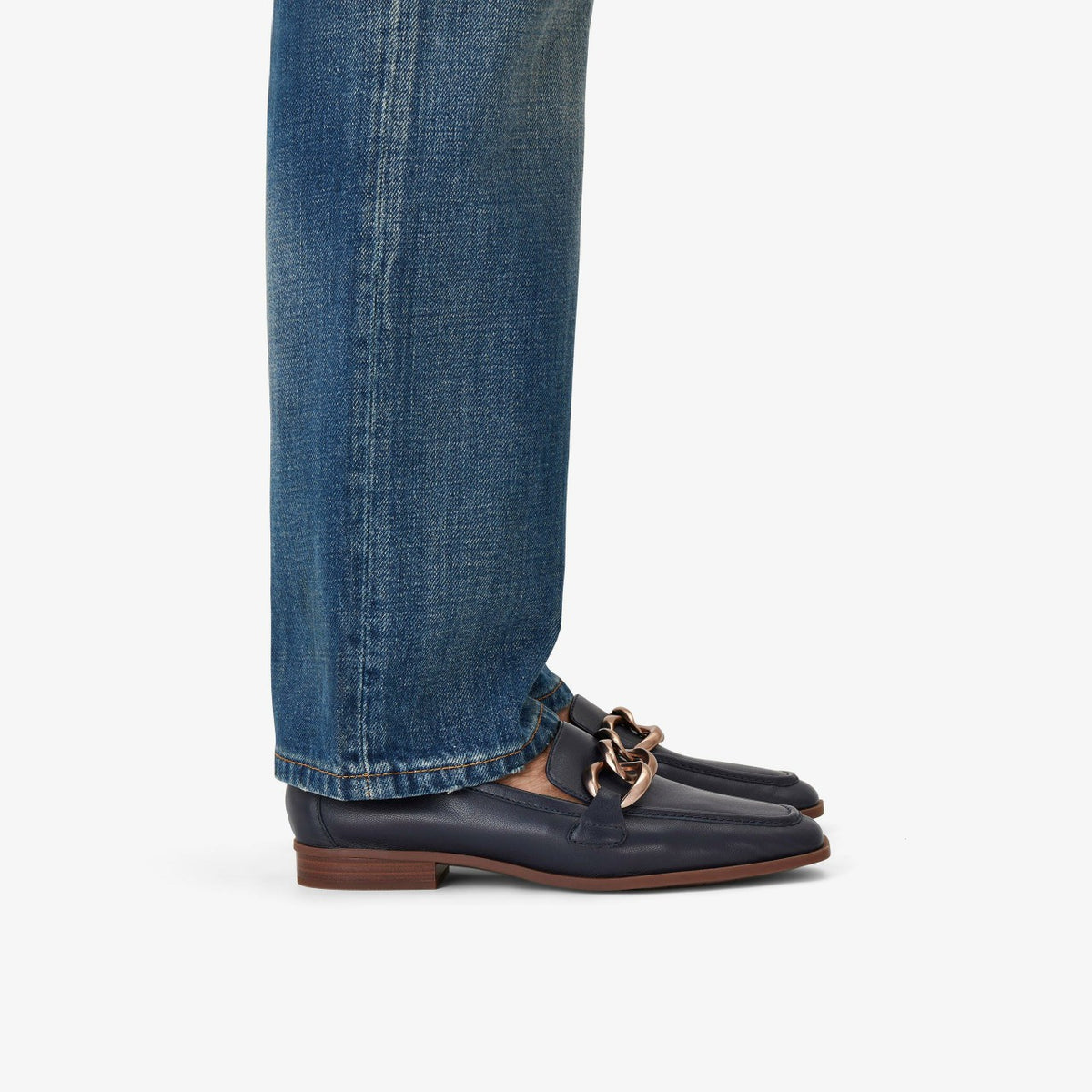 Clarks Sarafyna Iris Navy Leather