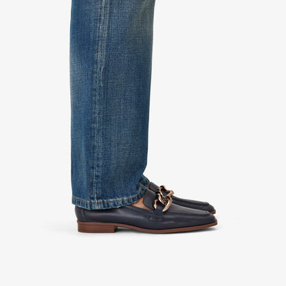 Clarks Sarafyna Iris Navy Leather