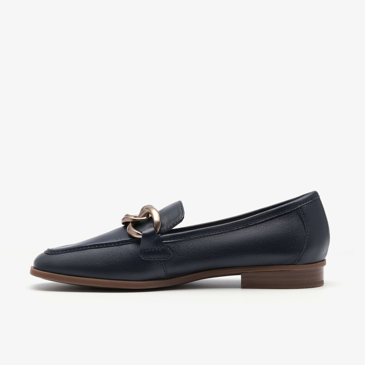 Clarks Sarafyna Iris Navy Leather