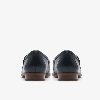 Clarks Sarafyna Iris Navy Leather