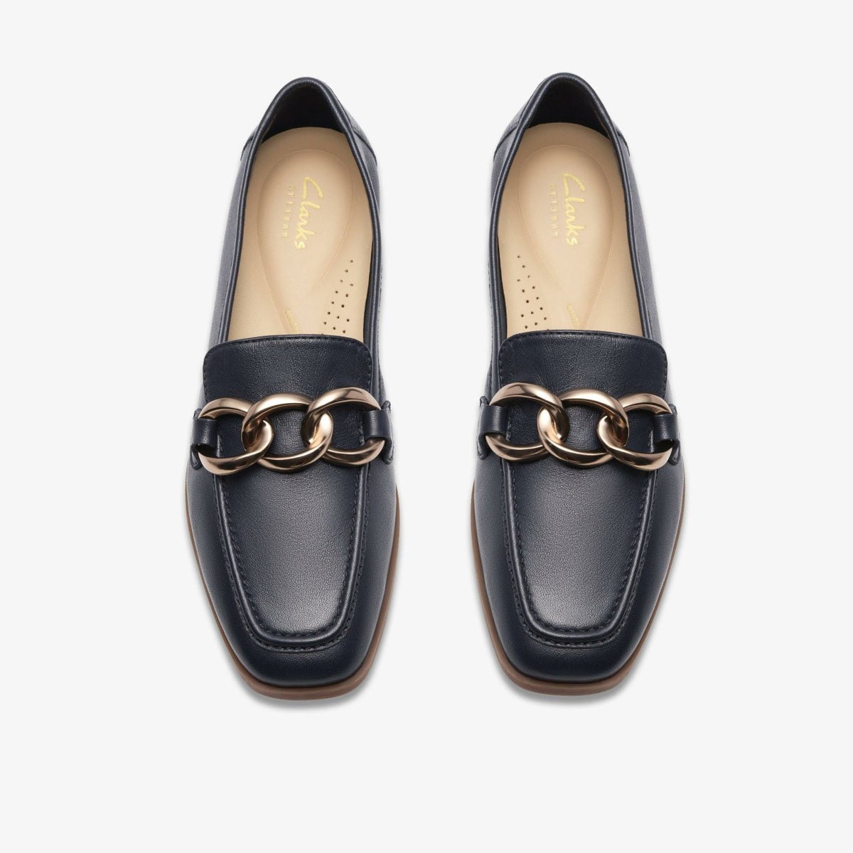 Clarks Sarafyna Iris Navy Leather