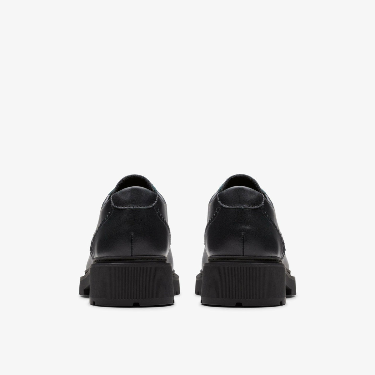 Clarks Eris Pure Youth Black Leather