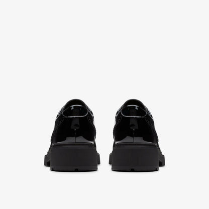 Clarks Eris Pure Youth Black Patent