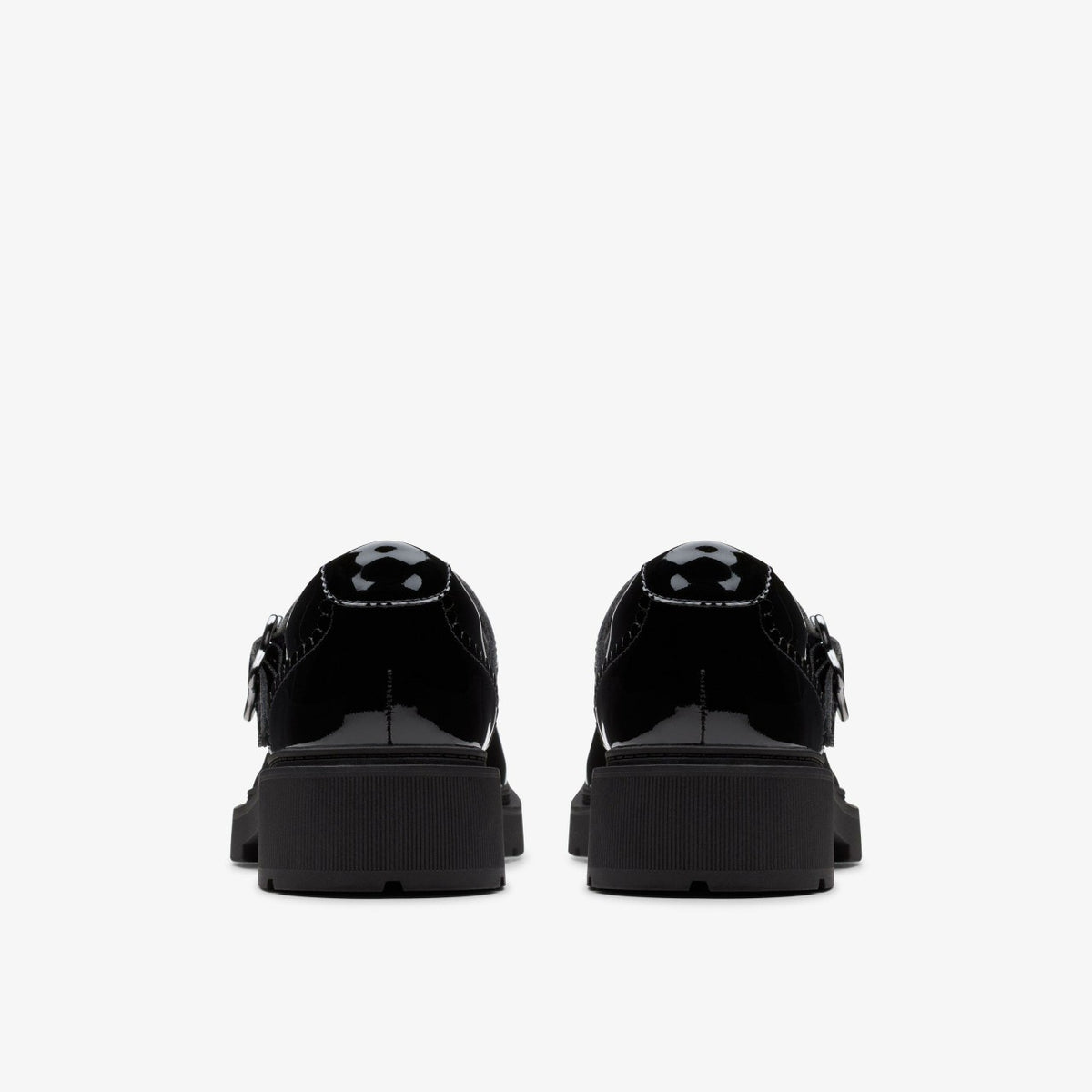 Clarks Eris Jane Youth Black Patent