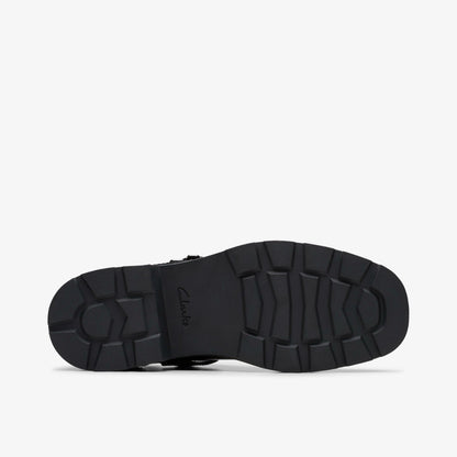 Clarks Eris Hope Youth Black Patent