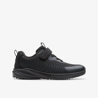 Clarks Deyes Dash Kid Black/Black