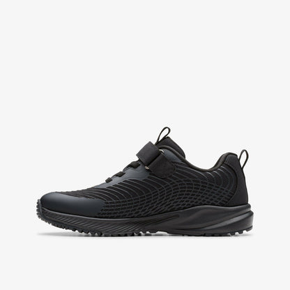 Clarks Deyes Dash Kid Black/Black