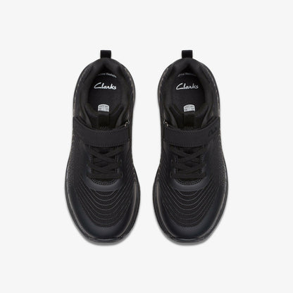 Clarks Deyes Dash Kid Black/Black