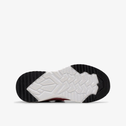 Clarks Deyes Dash Kid Red Synthetic
