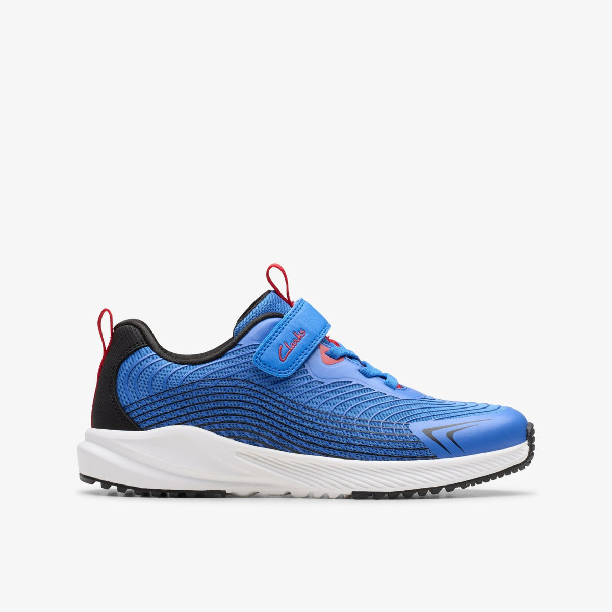 Clarks Deyes Dash Kid Blue Synthetic