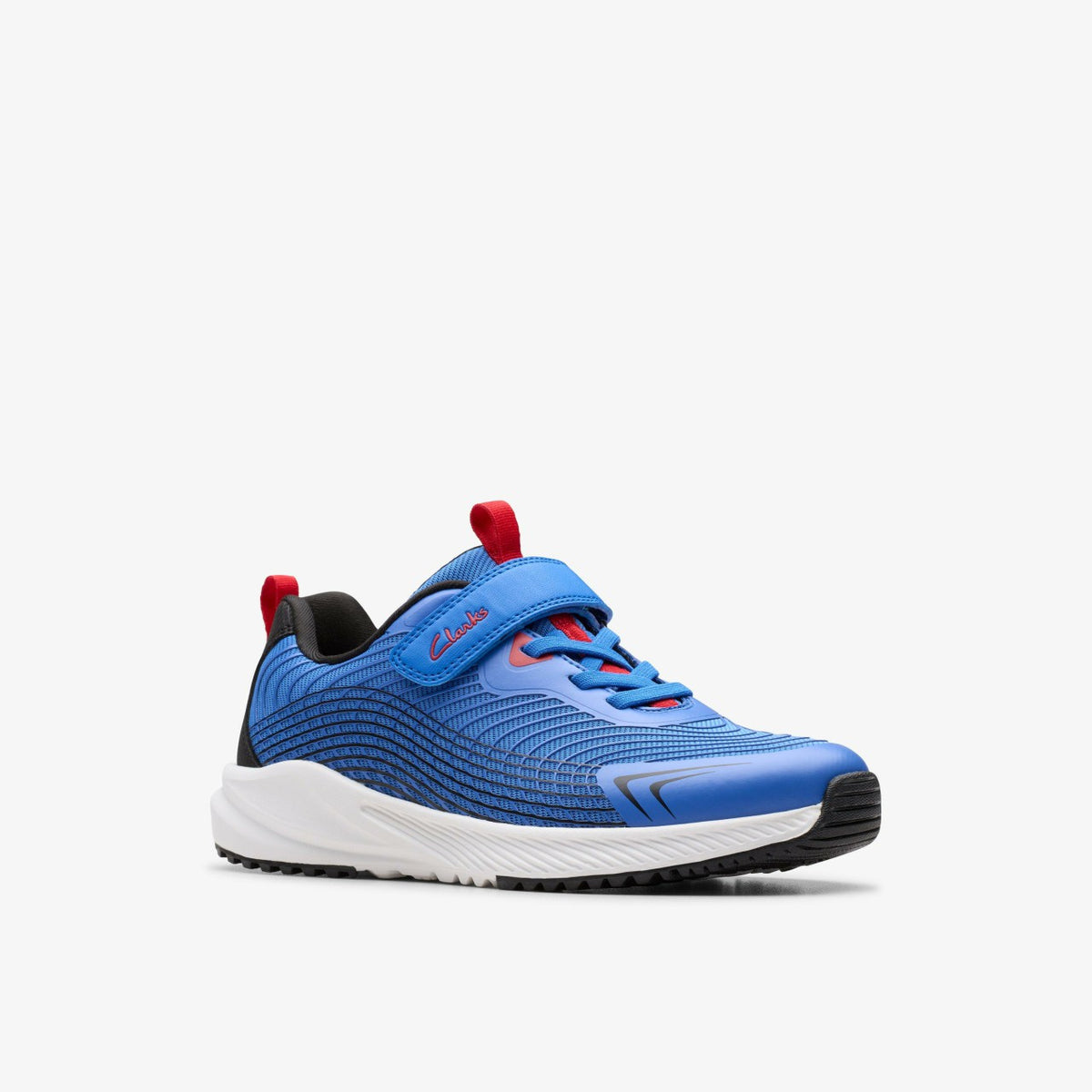 Clarks Deyes Dash Kid Blue Synthetic