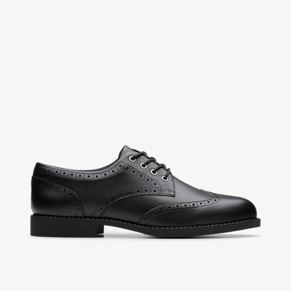 Clarks Tapa Pure Youth Black Leather