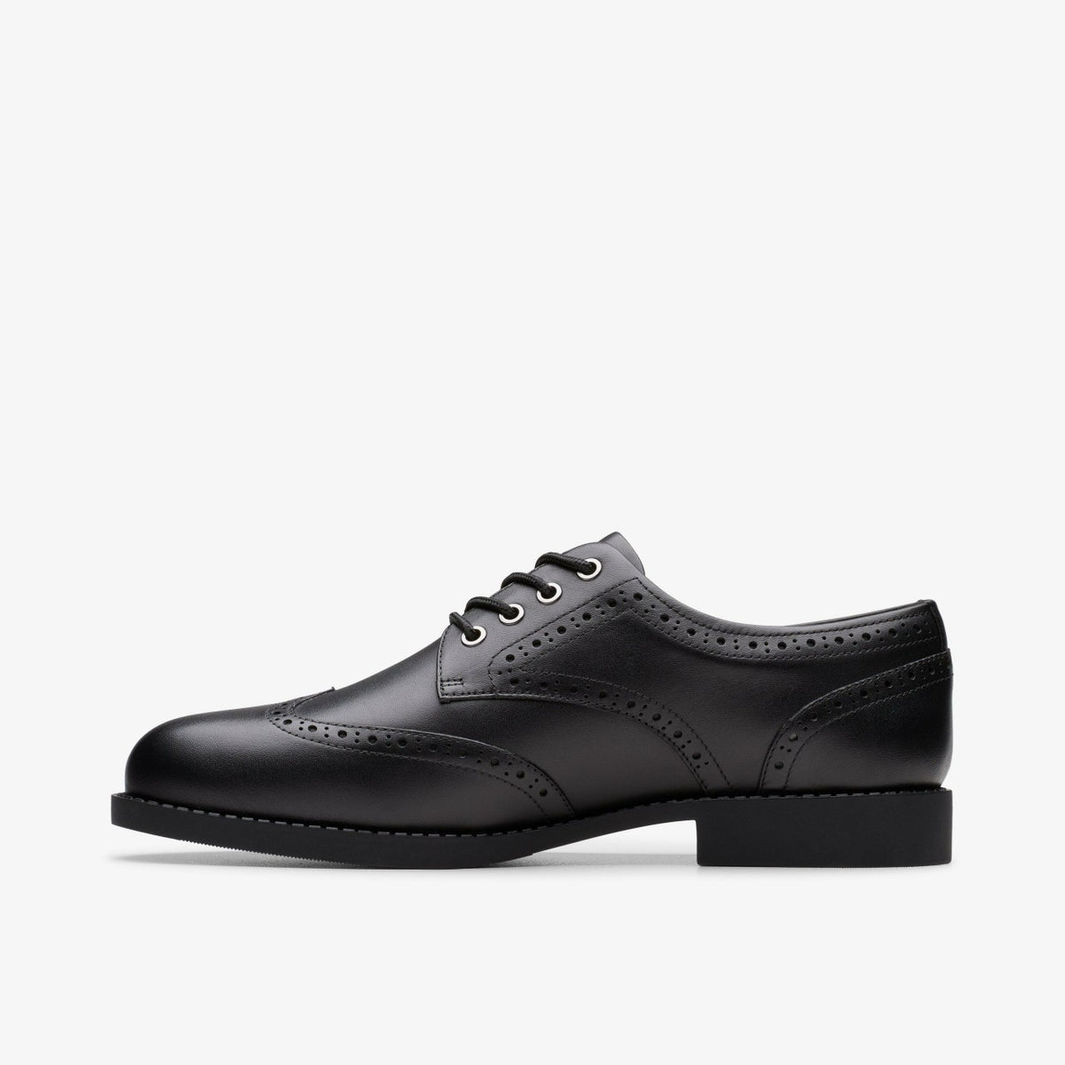 Clarks Tapa Pure Youth Black Leather