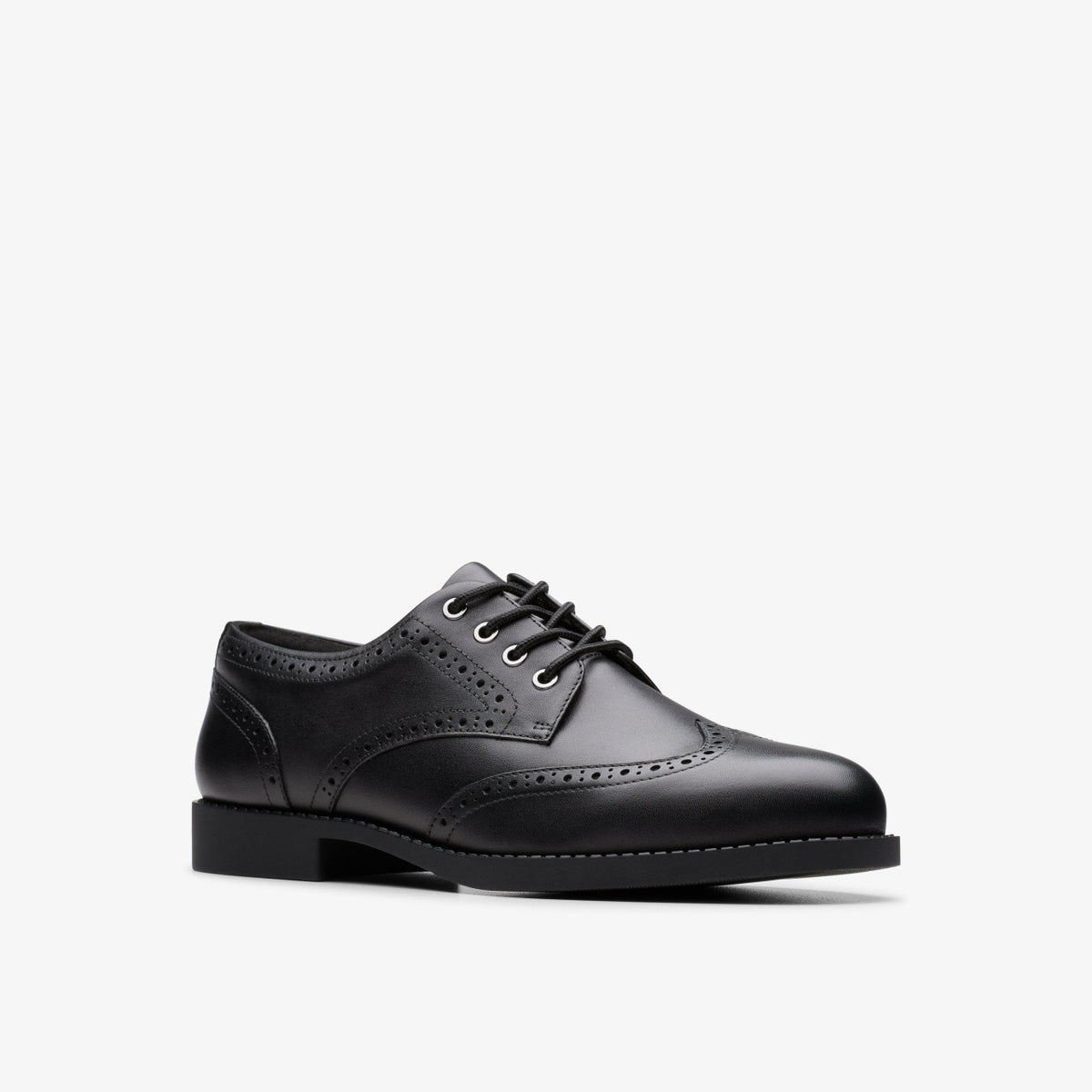 Clarks Tapa Pure Youth Black Leather