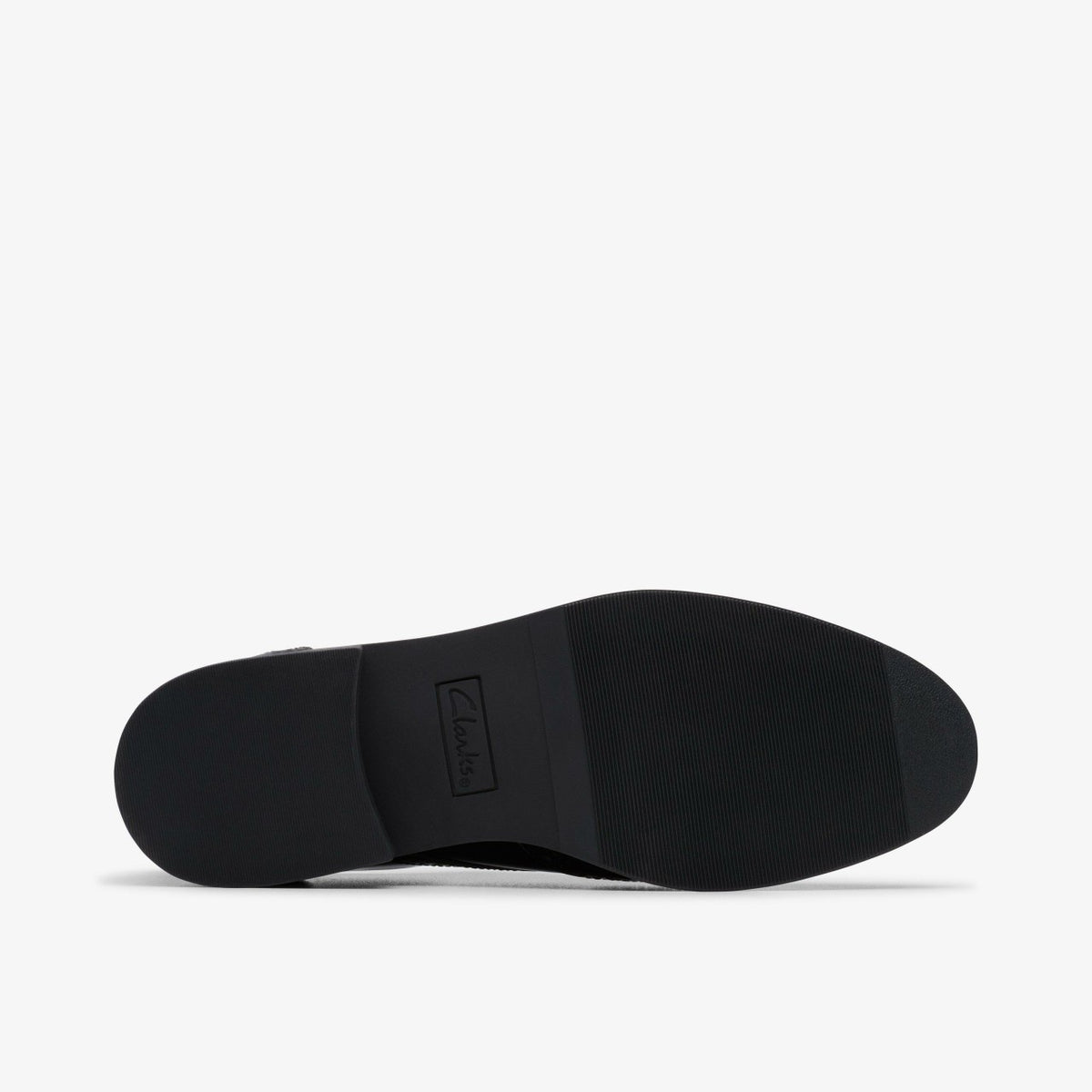Clarks Tapa Pure Youth Black Patent