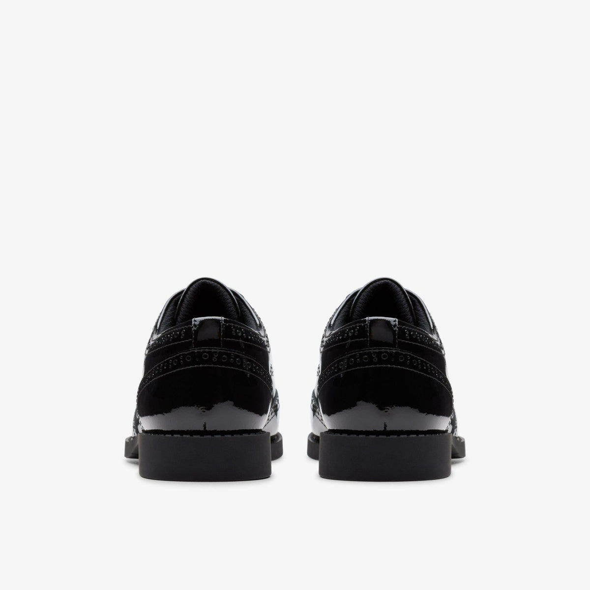 Clarks Tapa Pure Youth Black Patent