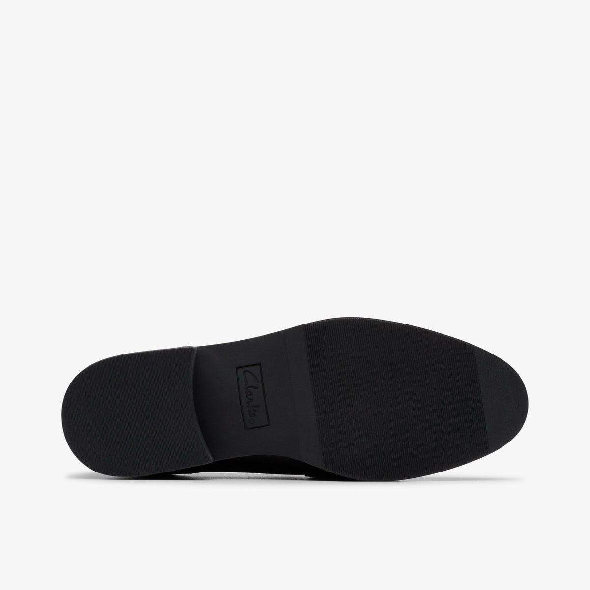 Clarks Tapa Edge Youth Black Leather