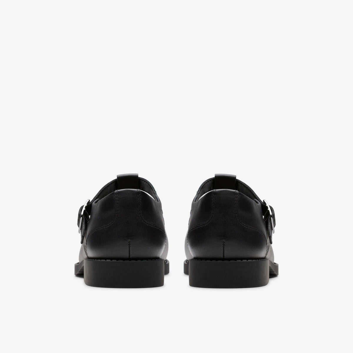 Clarks Tapa Hope Youth Black Leather