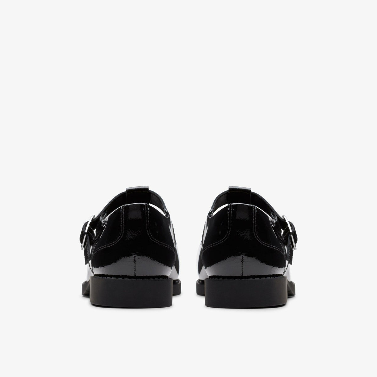 Clarks Tapa Hope Youth Black Patent