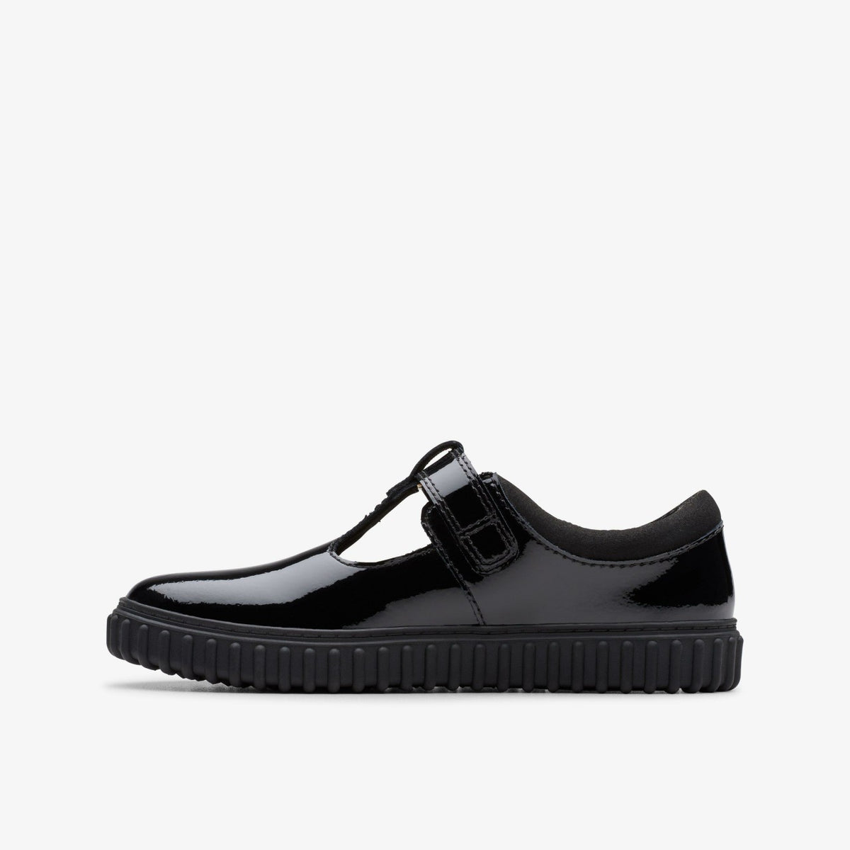 Clarks Cove Hope Kid Black Patent