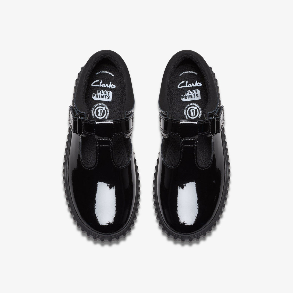 Clarks Cove Hope Kid Black Patent
