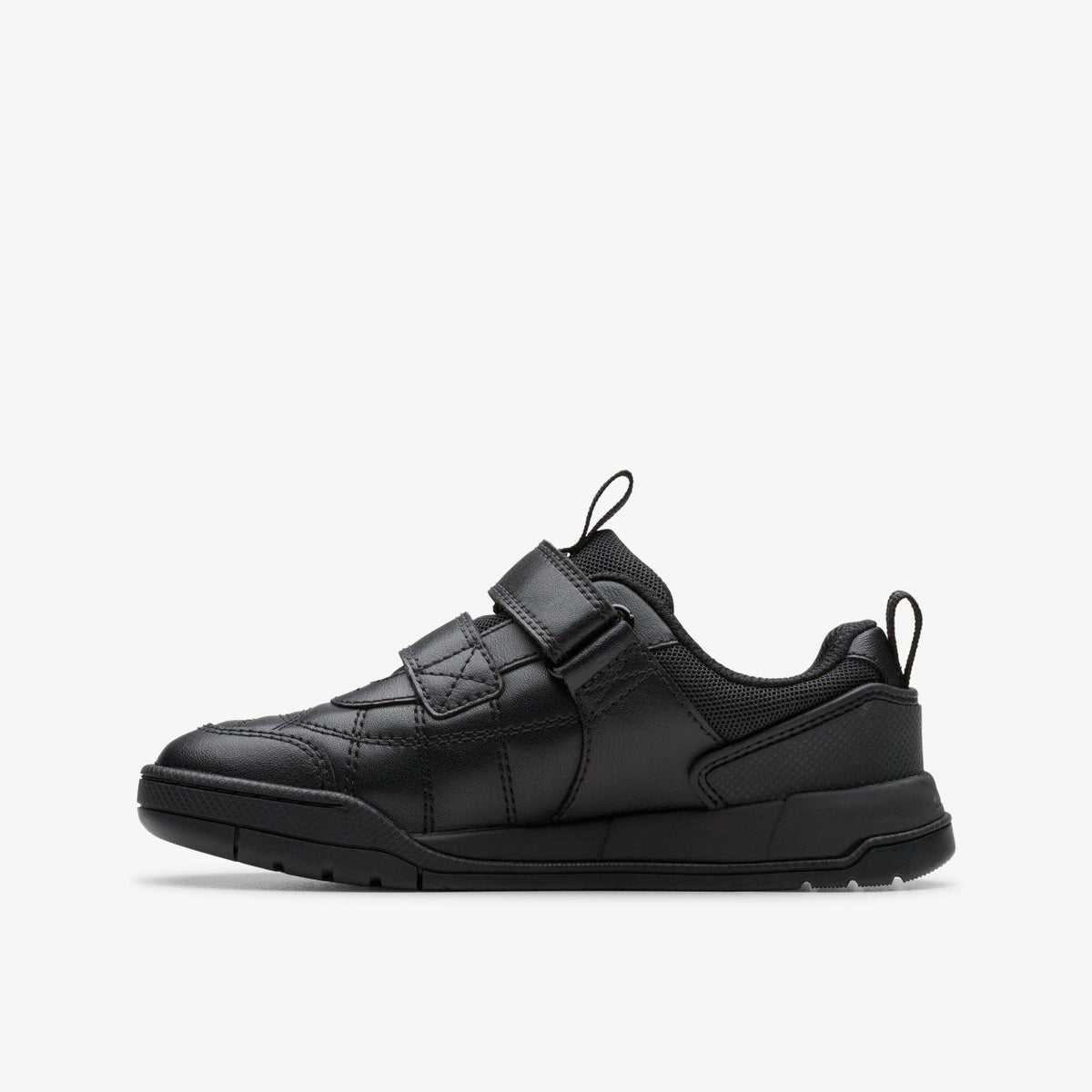 Clarks Laser Cross Kid Black Leather