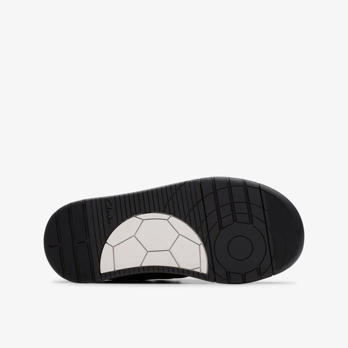 Clarks Laser Cross Kid Black Leather