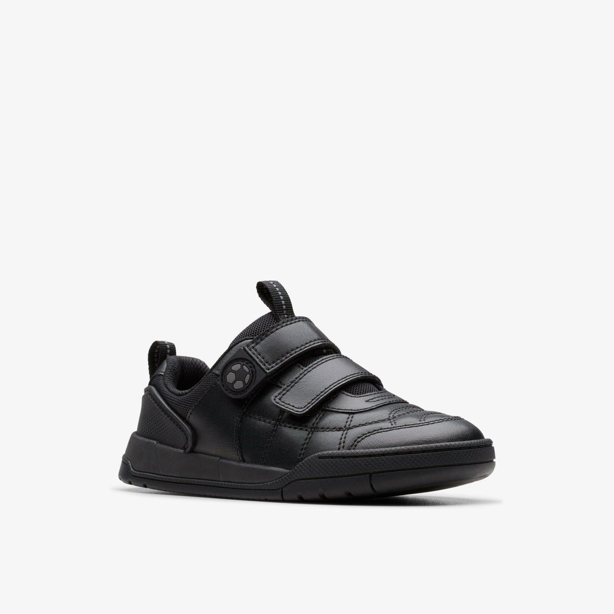 Clarks Laser Cross Kid Black Leather