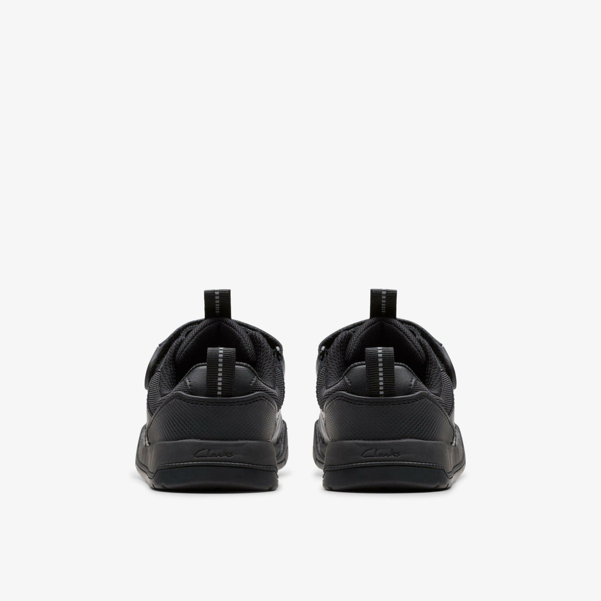 Clarks Laser Cross Kid Black Leather