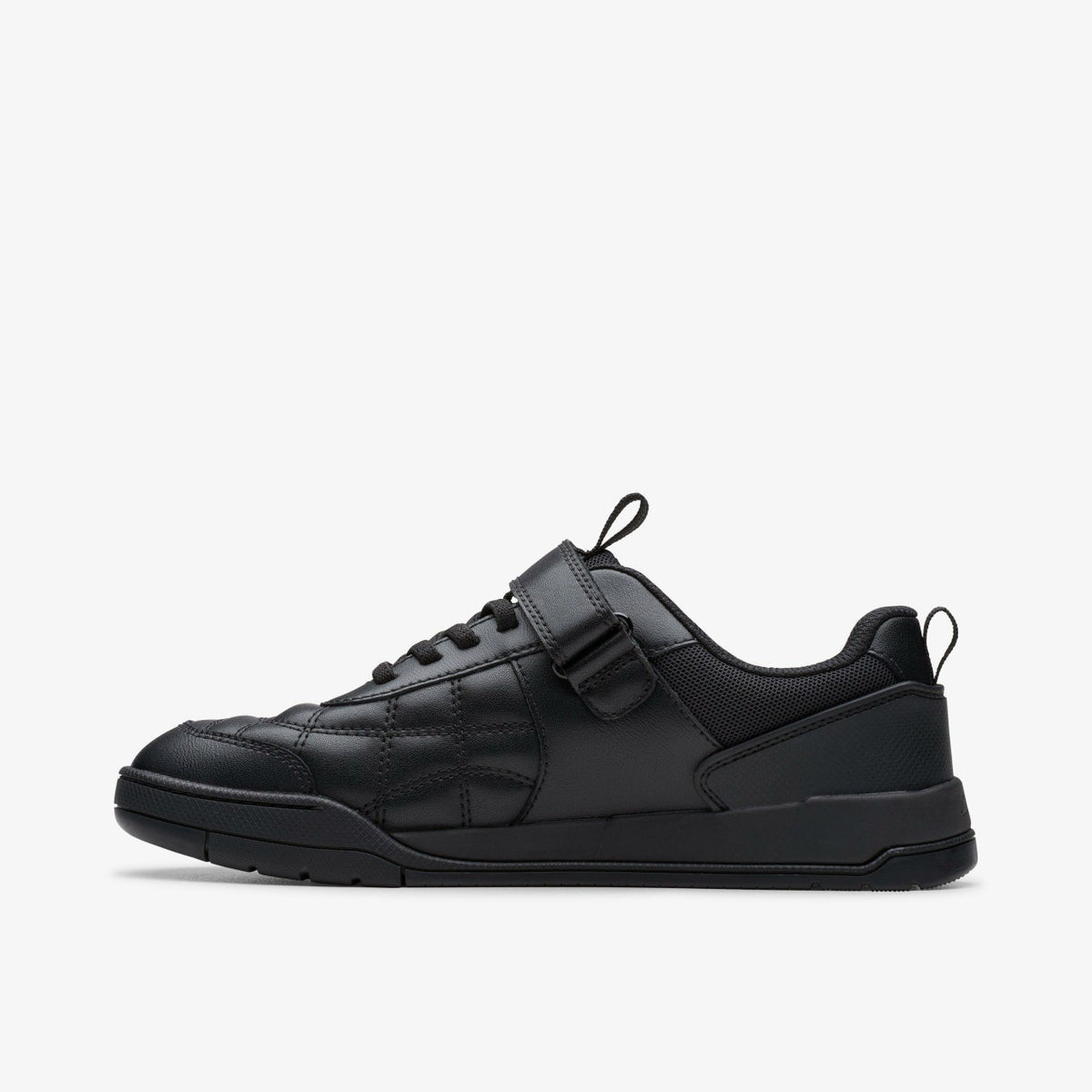 Clarks Laser Cross Youth Black Leather