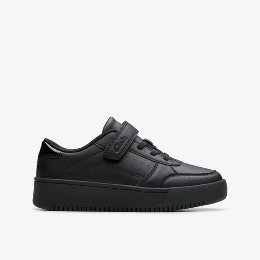 Clarks Barley Step Kid Black