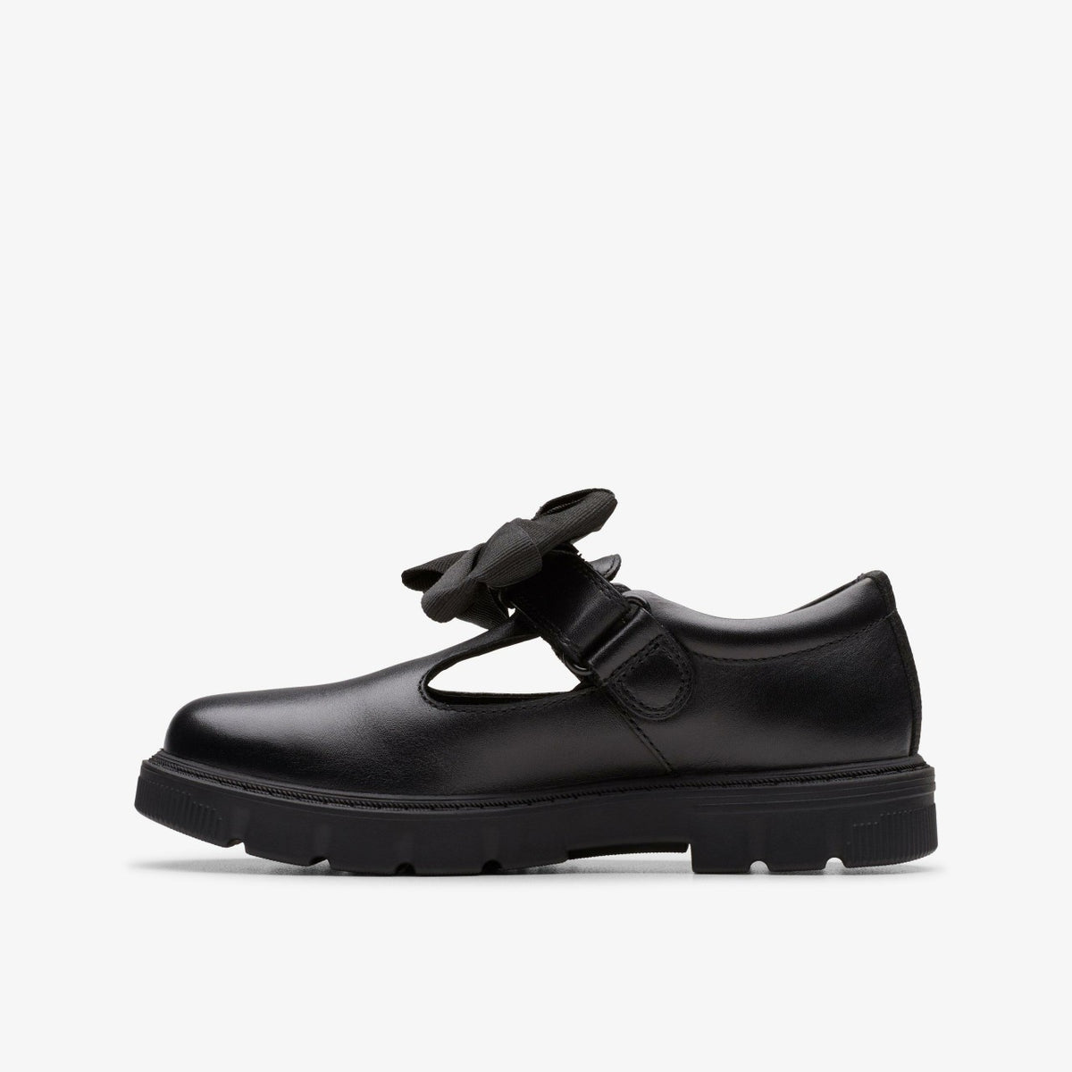 Clarks Lorcam Hope Kid Black Leather