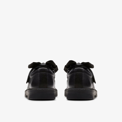 Clarks Lorcam Hope Kid Black Leather