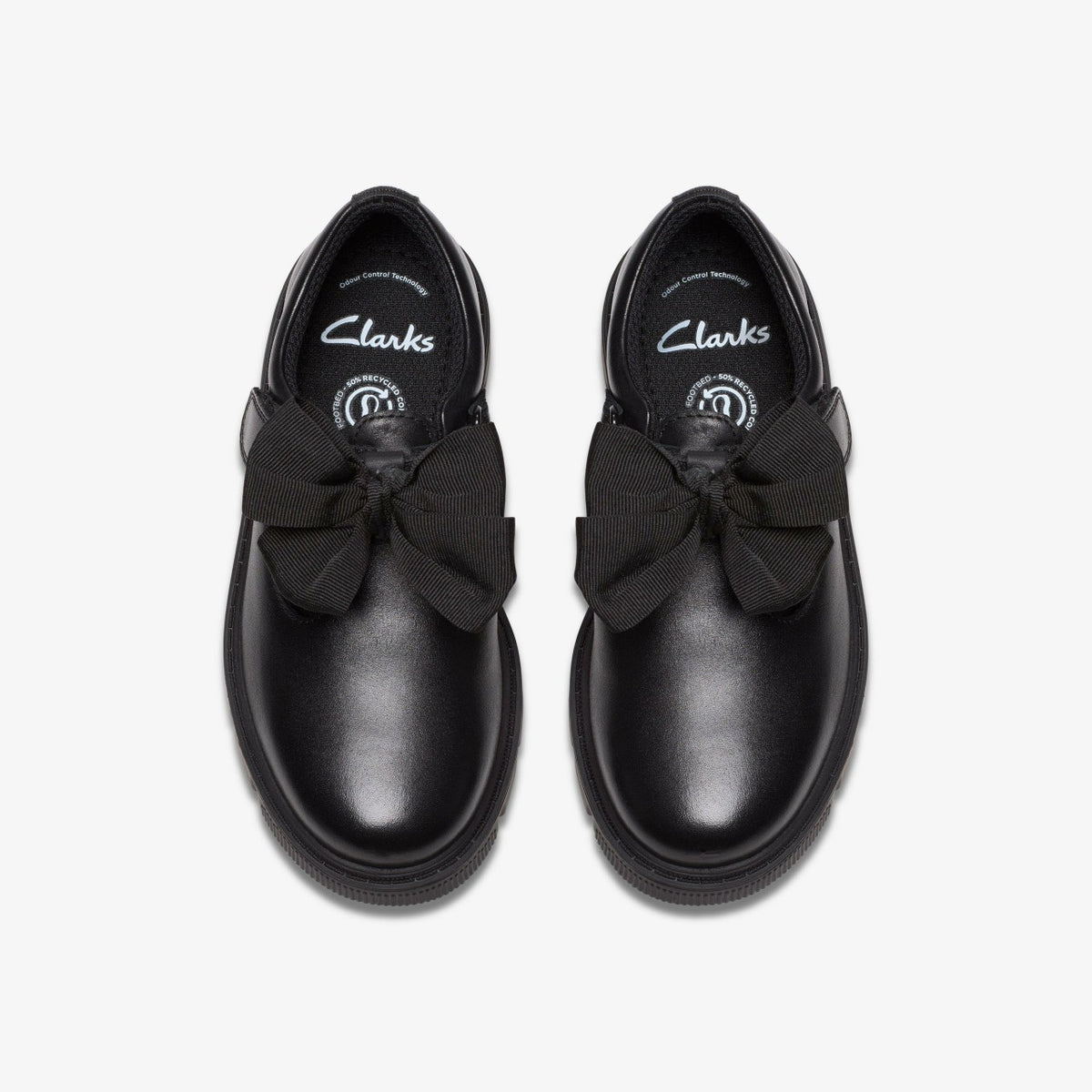 Clarks Lorcam Hope Kid Black Leather