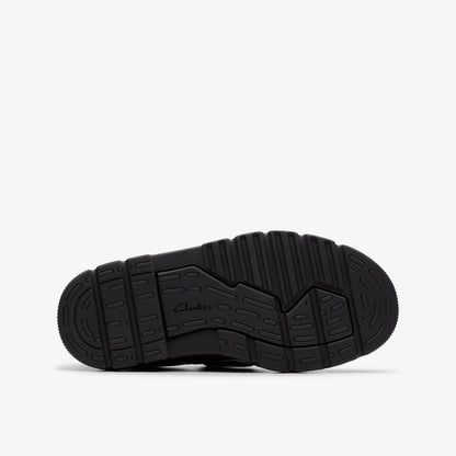 Clarks Lorcam Jane Kid Black Leather