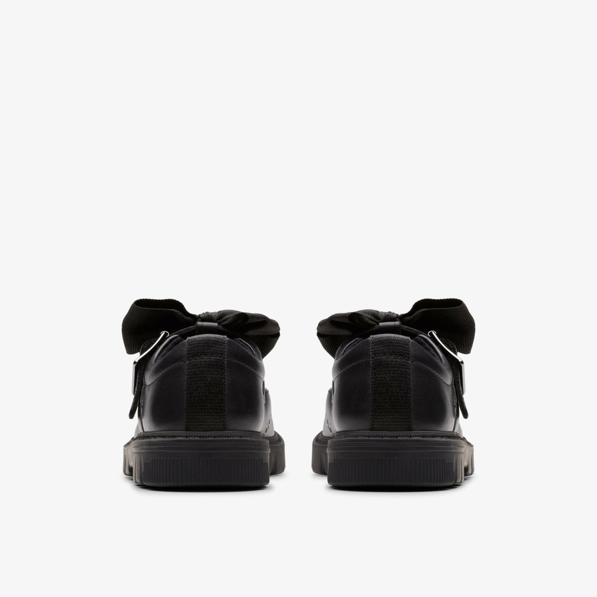 Clarks Lorcam Jane Kid Black Leather
