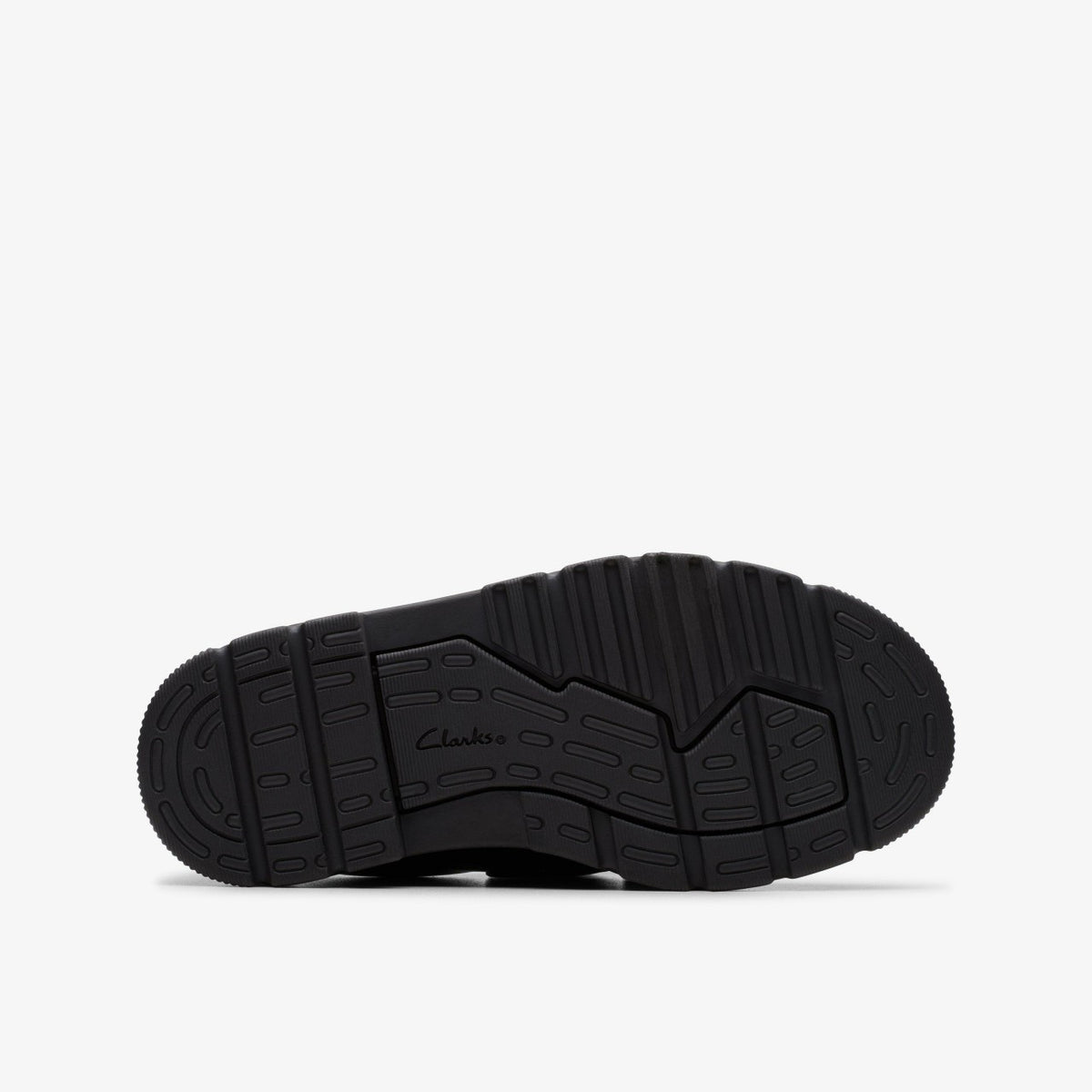 Clarks Lorcam Bow Kid Black Leather
