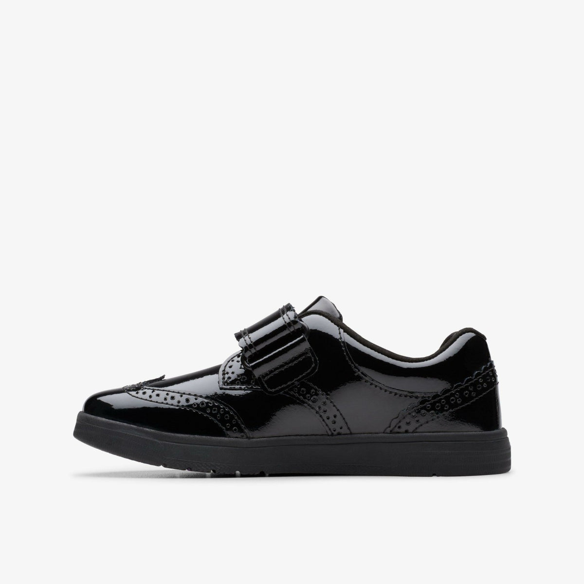 Clarks Disco Skip Kid Black Patent