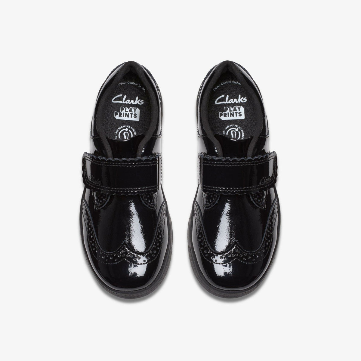 Clarks Disco Skip Kid Black Patent