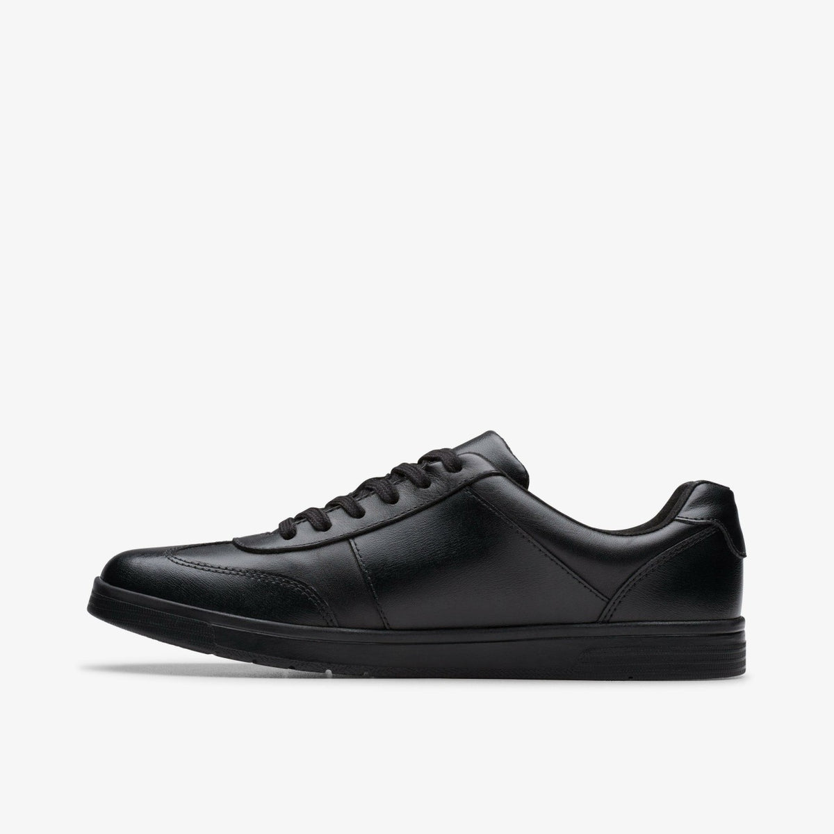 Clarks Disco Pace Youth Black Leather