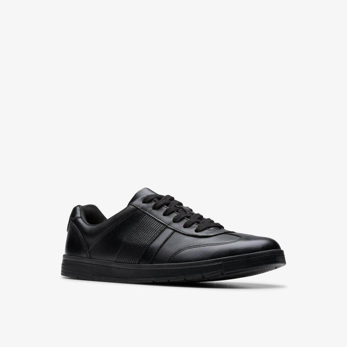 Clarks Disco Pace Youth Black Leather