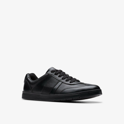 Clarks Disco Pace Youth Black Leather